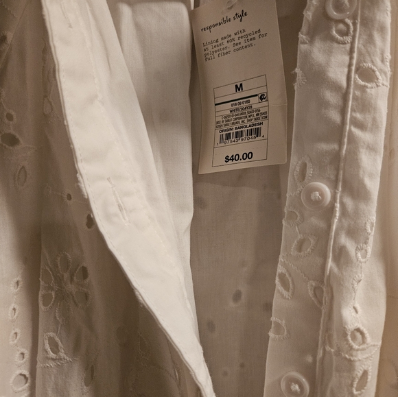 Women's white dress. Size M - Picture 6 of 7